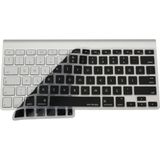Apple Magic Keyboard A1314 A1242 Uyumlu Klavye Koruyucu Türkçe Q Baskı Silikon Kaplama Us Ingilizce Klavyeyi Türkçeye Çeviren Ultra Ince Kaymaz Toz ve Sıvı Koruma Keyboard Cover Siyah