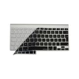 Apple Magic Keyboard A1314 A1243 Türkçe Q Uyumlu Klavye Koruyucu – Uk Ingilizce Iso Ters L Enter Silikon Kaplama Ultra Ince Kaymaz Toz ve Sıvı Koruma - Çok Renkli