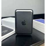 Apple Magsafe Uyumlu Deri Cüzdan Kartlık - Siyah