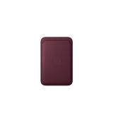 Apple Mk9H4Zm/A iPhone FineWoven MagSafe özellikli Mikro Dokuma Cüzdan – Bordo