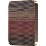 Apple Samsung Uyumlu Kevlar Fiber Tasarım 10.000 Mah 22.5W USB 20W Type-C ve 15W Kablosuz Şarj Magsafe Powerbank - Kahverengi