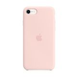 Apple Silikon Kılıf (iPhone SE) - Puslu Pembe