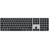Apple Touch Id Özellikli Ve Sayısal Tuş Takımlı Magic Keyboard: Bluetooth, Şarj Edilebilir. Apple Çipe Sahip Mac Bilgisayarlarla Çalışır; Türkçe F Klavye, Siyah Tuşlar (Usb-C) Outlet Vitrin