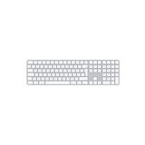 Apple Touch ID özellikli ve Sayısal Tuş Takımlı Magic Keyboard: Bluetooth, şarj edilebilir. Apple çipe sahip Mac bilgisayarlarla çalışır; Türkçe Q Klavye, Beyaz tuşlar (Lightning)