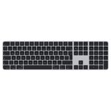 Apple Touch ID özellikli ve Sayısal Tuş Takımlı Magic Keyboard: Bluetooth, şarj edilebilir. Apple çipe sahip Mac bilgisayarlarla çalışır; Türkçe Q Klavye, Siyah tuşlar (Lightning)