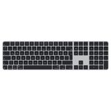 Apple Touch ID özellikli ve Sayısal Tuş Takımlı Magic Keyboard: Bluetooth, şarj edilebilir. Apple çipe sahip Mac bilgisayarlarla çalışır; Türkçe Q Klavye, Siyah tuşlar (USB-C)