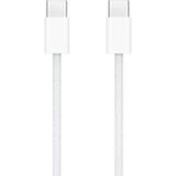 Apple Usb-C To Usb-C Orijinal Örgülü Data ve Şarj Kablosu 1m Apple Türkiye Garantili (İphone 15 -16 Kablo) - Beyaz