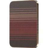 Apple Uyumlu Brendy Kevlar Fiber Tasarım 5.000 Mah 20W Type-C ve 15W Kablosuz Şarj Slim Magsafe Powerbank - Kahverengi