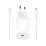 Apple Uyumlu iOS MHJE3TU/A 20 W USB-C Güç Adaptörü + Type-C to Lightning Kablo 1 M