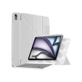 Apple Uyumlu iPad 11.nesil A16 11inç/10.nesil 10.9inç Ultra İnce Klavyeli Kılıf Mıknatıslı Manyetik Kilitlenen Kapak lila