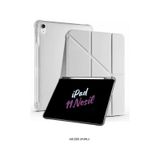 Apple Uyumlu iPad 11. Nesil A16 2025 11 İnç Kalem Bölmeli Standlı Fuchsia Tri Folding Tablet Kılıfı Tablet Kılıfı gri