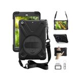 Apple Uyumlu iPad Mini 1 2 3 Kılıf Defender Askılı Zırhlı Tank Case A1432 A145 - Siyah siyah