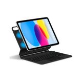Apple Uyumlu iPad Pro 11 1/2/3/4.nesil Klavyeli Kılıf Magic Keyboard Touchpad Aydınlatmalı Klavye 2018-2022 Kılıf siyah