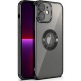 Apple Uyumlu iPhone 11 Kilif 5D Kamera Ve Lens Korumali Plating Logo Cut Case 558235732 renk-ekran-koruyucu-mor-kirilmaz-cam