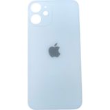 Apple Uyumlu iPhone 12 Mini Arka Kapak Lazer Kesim Pil Kapağı Cam -beyaz Yeşil