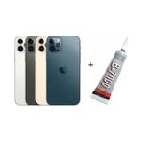 Apple Uyumlu iPhone 12 Pro Max Arka Batarya Pil Kapağı Pasifik Mavi B7000 15 Ml Yapıştırıcı