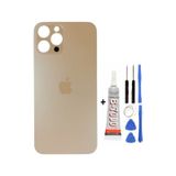 Apple Uyumlu iPhone , , 12 Pro Max Arka Kapak Cam +yapıştırıcı B700 + Tamir Seti - Gold Gold