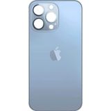 Apple Uyumlu iPhone 13 Pro Max Arka Pil Batarya Kapak Mavi