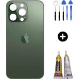 Apple Uyumlu iPhone 13 Pro Max Arka Pil Batarya Kapak Yeşil Montaj Seti