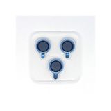 Apple Uyumlu iPhone 13 Pro Max Mercek-Lens Kamera Koruyucu Deniz Mavisi