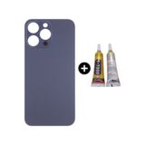 Apple Uyumlu iPhone 14 Pro Max Arka Pil Batarya Kapak Mor + B7000