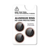 Apple Uyumlu iPhone 16 Pro Max Cl-12 Premium Safir Parmak İzi Bırakmayan Anti-reflective Kamera Lens Koruyucu Çöl