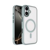 Apple Uyumlu iPhone 17 Kılıf Magsafe Kamera Çevresi Metal Kirlenmeye Dayanıklı Premium Kapak Gri