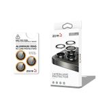 Apple Uyumlu iPhone 17 Pro Max Kamera Lens Koruyucu Cl-12 Premium Safir Parmak İzi Bırakmayan Anti-reflective Turuncu