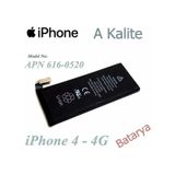 Apple Uyumlu iPhone 4 Batarya 4G Apn 616-0520 Batarya - Ambalaj
