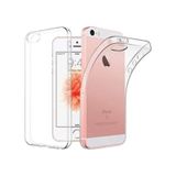 Apple Uyumlu iPhone 5/5S/Se Seffaf Silikon Kilif 527093382 renk-ekran-koruyucu-sari-cam-istemiyorum