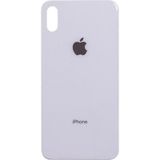 Apple Uyumlu iPhone X Arka Kapak Lazer Kesim Pil Kapağı Cam - - Beyaz Yeşil