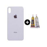 Apple Uyumlu iPhone X Arka Pil Batarya Kapak Beyaz + B7000