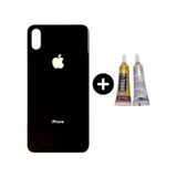 Apple Uyumlu iPhone X Arka Pil Batarya Kapak Siyah + B7000