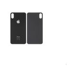 Apple Uyumlu iPhone Xs Max Arka Kapak Lazer Kesim Pil Kapağı Cam - - Siyah Yeşil