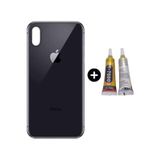 Apple Uyumlu iPhone Xs Max Arka Pil Batarya Kapak Siyah + B7000