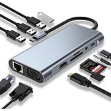 Apple Uyumlu MacBook Pro Air Type C Hub Pd Şarj Hdmı Sd Network Vga Girişl 11