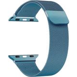 Apple Watch 10 42MM 6 7 8 9 10 Se Uyumlu 38 40 41MM Milano Metal Hasır Mıknatıslı Kordon Paslanmaz Çelik - Watch 10 42mm 38 40 41mm - Mavi