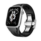 Apple Watch 10 46Mm Krd-127 Metal Tokalı Silikon Kordon