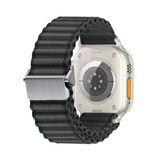Apple Watch 10 46Mm Zore Krd-123 Naylon Kumaş Hasır Örgülü Kordon