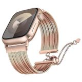 Apple Watch 10 46Mm Zore Krd-137 Metal Hasır Kordon
