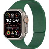 Apple Watch 2-3-4-5-6-7-8-10 & Se Uyumlu Manyetik Desenli Spor Silikon Kordon (38/40/41 & 42 Mm) Haki