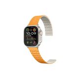 Apple Watch 2/3/4/5/6/7/8/9/Se/Nike 38Mm 40Mm 41Mm Çizgili Desenli Silikon Kordon (Krd-111)