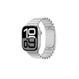 Apple Watch 2/3/4/5/6/7/8/9/Se/Ultra/Nike 42Mm 44Mm 45Mm 49Mm Metal Kordon Tasarım (Krd-35)