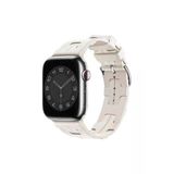 Apple Watch 2/3/4/5/6/7/8/Se/Nike 38Mm 40Mm 41Mm Uyumlu Silikon Kordon Tasarım (Krd-92)