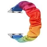 Apple Watch 3/4/5/6 Elastik Papatya Tasarım Kordon Kayış 42mm - 44mm, 38 mm - 40 mm 38 mm