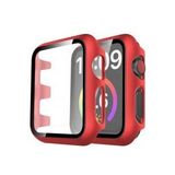 Apple Watch 38mm Camlı Kasa Ekran Koruyucu - Kırmızı