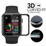 Apple Watch 38mm Kenarları Metal Cam Ekran Koruyucu