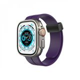 Apple Watch 38Mm Kr412 Elegance Stylısh Kordon - Derin Mor