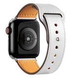 Apple Watch 38Mm Kr415 Luaz Deri Kordon - Beyaz
