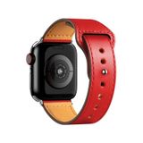Apple Watch 38Mm Kr415 Luaz Deri Kordon - Kırmızı